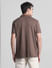 Chocolate Brown Polo T-shirt_415349+4