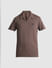 Chocolate Brown Polo T-shirt_415349+7