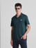 Dark Green Polo T-shirt_415351+1