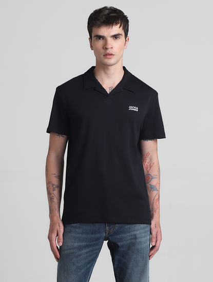 Jet Black Polo T-shirt