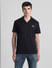 Jet Black Polo T-shirt_415352+2