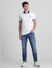 White Contrast Tipping Polo T-shirt_415355+6