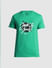 Green Logo Print Crew Neck T-shirt_415361+7