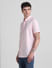Pink Cotton Short Sleeves Shirt_415374+3