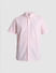 Pink Cotton Short Sleeves Shirt_415374+7