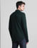 Green Knitted Full Sleeves Shirt_415377+4