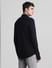 Black Knitted Full Sleeves Shirt_415379+4