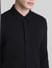 Black Knitted Full Sleeves Shirt_415379+5