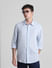 Light Blue Linen Full Sleeves Shirt_415394+1