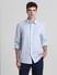 Light Blue Linen Full Sleeves Shirt_415394+2