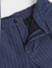 Navy Blue Mid Rise Striped Cotton Pants_415397+5