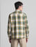 Green Check Full Sleeves Shirt_415398+4