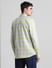 Yellow & Blue Check Full Sleeves Shirt_415399+4