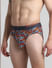 Red Printed Briefs_415413+2