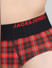 Red Check Print Briefs_415421+4