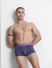 Navy Blue Abstract Print Trunks_415428+5