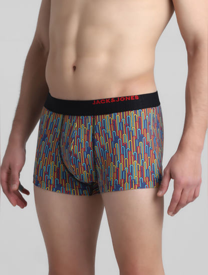 Multi-Colour Abstract Print Trunks