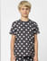 Boys Grey T-shirt & Shorts Sleepwear Set_403120+2