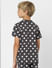 Boys Grey T-shirt & Shorts Sleepwear Set_403120+4