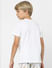 Boys White T-shirt & Pyjama Night-Suit Set_403141+4