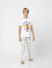 Boys White T-shirt & Pyjama Night-Suit Set_403141+6