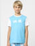 Boys Blue T-shirt & Shorts Sleepwear Set_403121+2