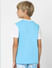 Boys Blue T-shirt & Shorts Sleepwear Set_403121+4