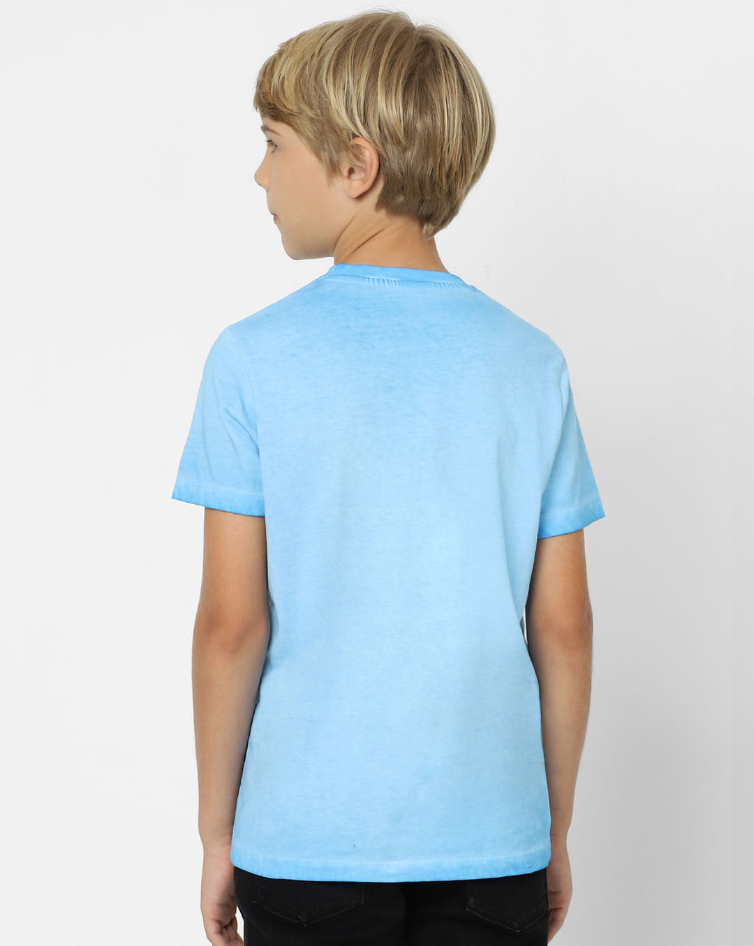 Buy Boys Blue Printed Crew Neck T-shirt Online at Jack & Jones