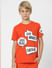 Boys Red Crew Neck T-shirt