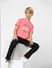 Boys Pink Print Crew Neck T-shirt_403123+1