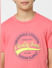 Boys Pink Print Crew Neck T-shirt_403123+5