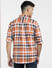 Orange Check Full Sleeves Shirt_403102+4