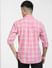 Light Pink Check Full Sleeves Shirt_403105+4