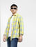 Bright Yellow Check Full Sleeves Shirt_403111+1