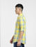 Bright Yellow Check Full Sleeves Shirt_403111+3