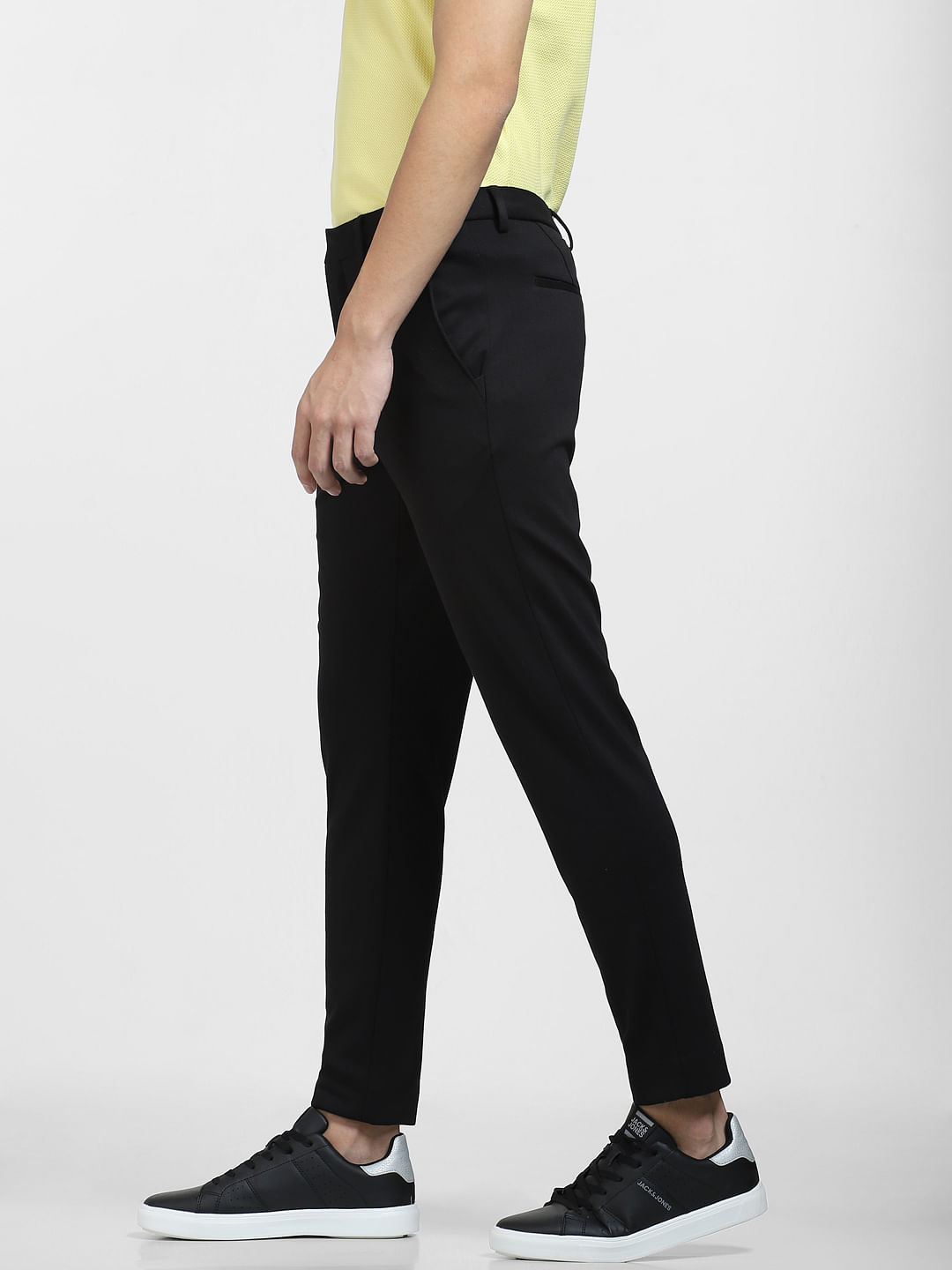 Buy PROLIFE Men's Slim FIT Classic Formal Trousers Pants (28, Black) at  Amazon.in