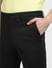 Black Mid Rise Slim Fit Trousers_403090+5