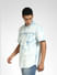 Blue Denim Half Sleeves Shirt_391558+3