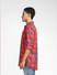 Red Checks Full Sleeves Shirt_391566+3