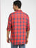 Red Checks Full Sleeves Shirt_391566+4