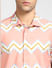 Pink Chevron Print Shirt_391570+5