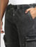 Black Low Rise Simon Anti Fit Jeans_391580+5