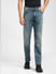 Blue Low Rise Clark Straight Fit Jeans