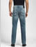 Blue Low Rise Clark Straight Fit Jeans
