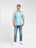 Blue Checks Full Sleeves Shirt_391603+6