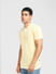 Yellow Knit Polo T-shirt_391610+3