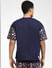 X PEANUTS Blue Graphic Print T-shirt _391614+4