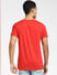 Red Graphic Print Crew Neck T-shirt_391629+4