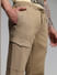 Beige Mid Rise Slim Fit Pants_416589+4