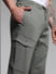 Green Mid Rise Slim Fit Pants_416590+4